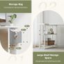 Small L Shaped Desk with Power Outlets,120x70 cm Image 5