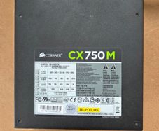 Corsair CX750M 750W Semi Modular ATX Power Supply 80+ Bronze