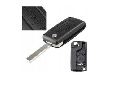 Replacement Car Remote Key Fob Shell For Peugeot / Citroen (3 buttons / CE0536)