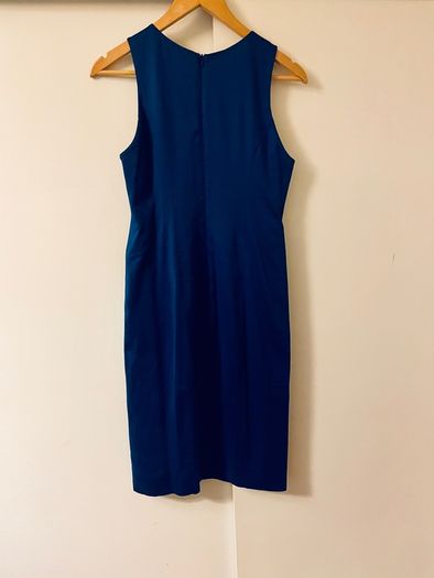 Beautiful Claire O Connor designer dress stunning vibrant blue