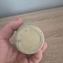 Antique Salt Glazed Stoneware Jar, English Cream Jar: Rustic Pottery Image 6