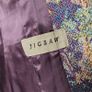 Vintage Y2K Jigsaw floral purple brocade tailored skirt suit UK 12-14 1990s power suit Image 6