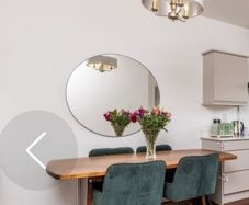 Circle mirror from Harvey Norman 100cm