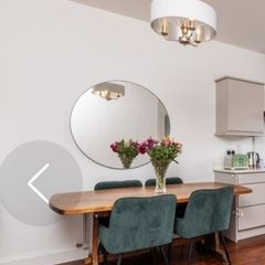 Circle mirror from Harvey Norman 100cm