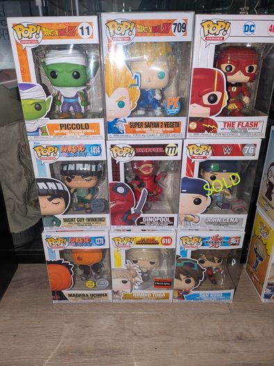 Large Funko Pop Collection, Marvel, Pokemon, Anime, Star Wars, More