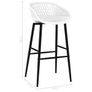 Bar Chairs 2 pcs White Image 4