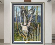 Original oil painting - Albert B. Ogden