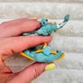 Gormiti Air Tribe Lord Noctis and Steel Beak Mini Figure Giochi Preziosi approx. 5.5 and 4 cm. Used Please see photos Image 8