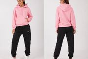 Nike Women's Pink Hoodie &amp; Black Joggers Tracksuit Set | New Casual Sportswear | Ireland