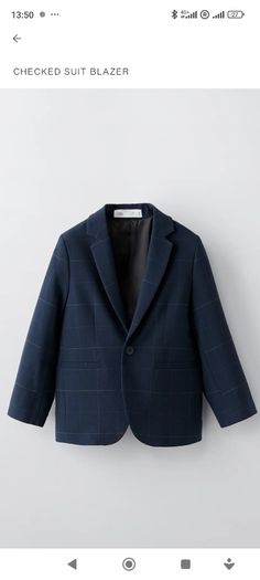 Navy Zara communion suit