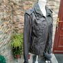 Men's Vintage Style Superdry leather jacket  Size L Image 4
