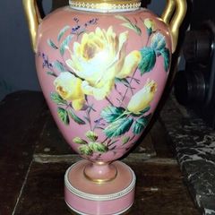 Antique Glass Urn