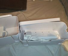 Cable management boxes and cable extension leads