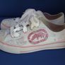 SALE!  RED BY MARC ECKO Girls' White / Pink Studded Trainers Image 6