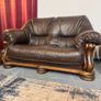 Real Leather Sofa Set Image 2