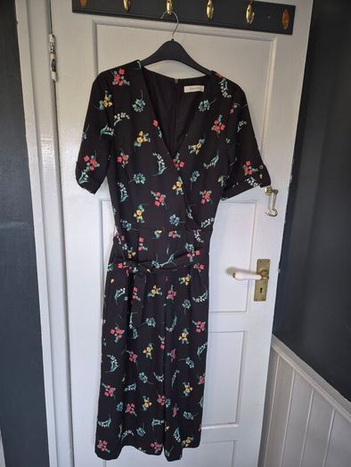 Black Oasis Floral Jumpsuit