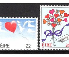 1985 Ireland Love Commemorative Stamps Mint Never Hinged (MNH)