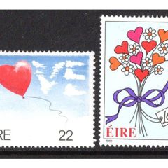 1985 Ireland Love Commemorative Stamps Mint Never Hinged (MNH)