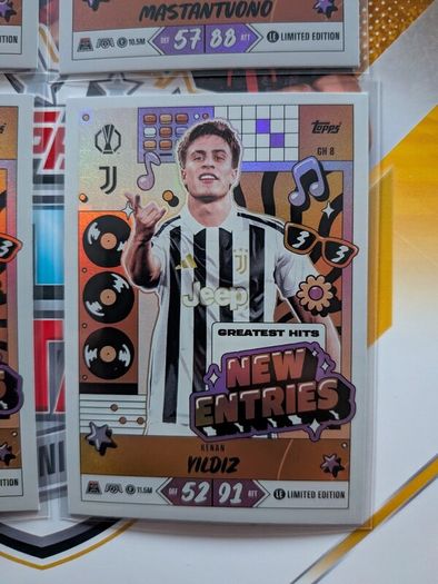 Greatest Hits New Entries Set Topps Match Attax 20th Anniversary 2026/27  Felix Nmecha Borussia Dortmund Infinity Topps Match Attax 20th Anniversary 2026/27  Brand New pack pulled sleeved and toploaded