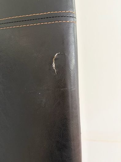 Genuine leather king size headboard