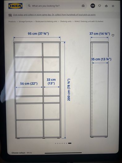 ikea shelving unit