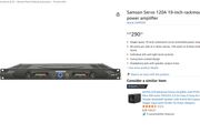 Samson Servo 120a Power Amplifier (EU Plug)