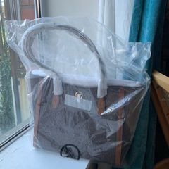 New Michael Kors Leida Signature Logo Tote handbag