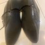 Mens Black Dress Shoes (Vintage Style) Image 3