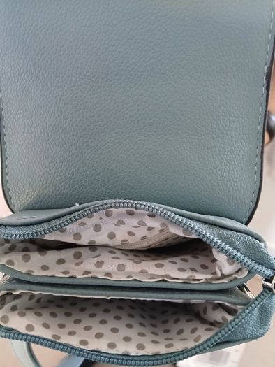 Small duck egg blue crossbody bag, new with tags