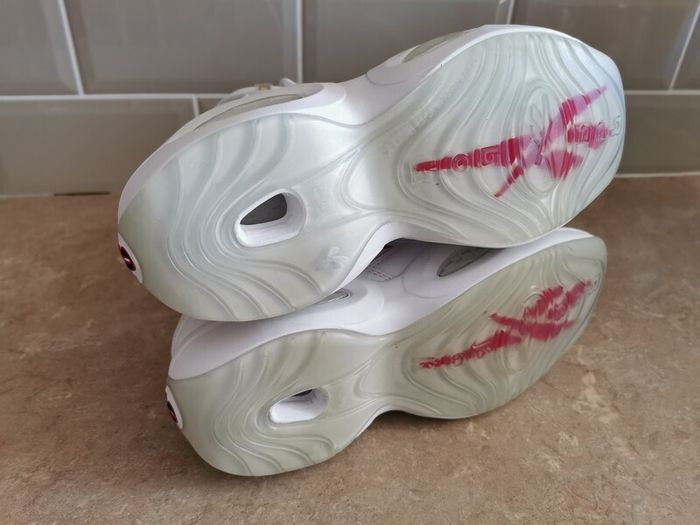 Reebok Classics Question Mid GX0230 White Red 6 Limited New Size EUR40.5 US8 UK7