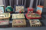 Old sweet,biscuit, tobacco tins