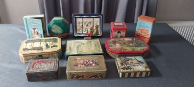 Old sweet,biscuit, tobacco tins