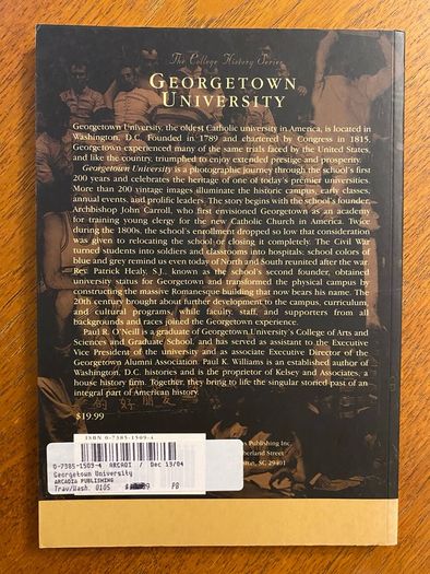 Paul R. O'Neill and Paul K. Williams - Georgetown University