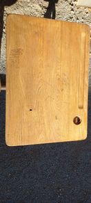 vintage French kids study art school table in very original condition very well built and sturdy