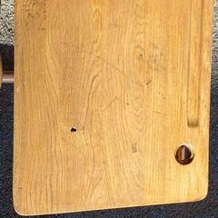 vintage French kids study art school table in very original condition very well built and sturdy