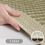 XXL Outdoor Rug Weatherproof 240 x 340 cm Green Sisal Look Rug Washable and Waterproof Rug Kitchen Balcony Patio and Image 2