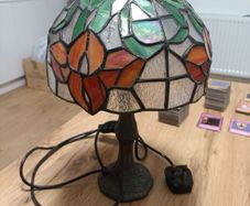 Tiffany Style Table Lamp Flower Stained Glass Lamphade Desk Lighting
