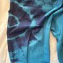 Pink Victoria's Secret leggings in tie dye print, in blue and navy Image 5