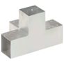Post Connectors 4 pcs x Shape Galvanised Metal 91 x 91 mm Image 6