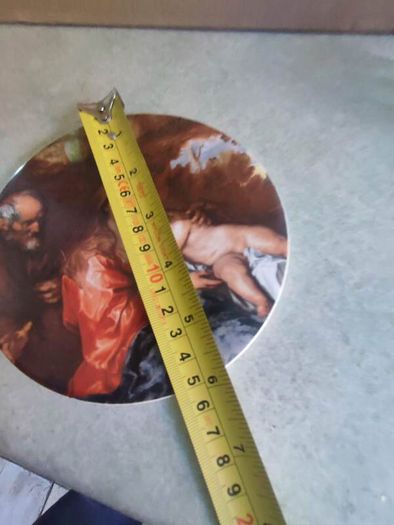Vintage English Mother Father and Child Breastfeeding Print Trivet Placemat Table Protector circa 1960's / EVE of Europe