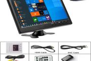 10.1" Portable Monitor Mini TV Computer LCD HD Screen Display Video Input Security Car Van Truck Camper Rear Camera Back up  View Monitor VGA HDMI AVI Pi System