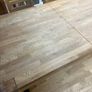 Solid Oak Kitchen Table (extendable), 4 Dining Chairs and Bench Seat Image 4