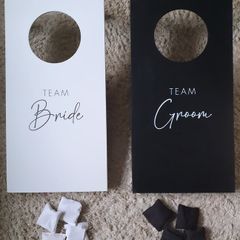 Mr and Mrs Wedding Garden Game