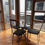 glass table and 4 chairs Image 4