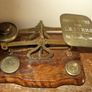 Vintage Royal Mail letter scales  Brass antique . Image 5