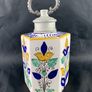Vintage Haban Style Art Pottery Hand Painted Medicinal Jar Image 2