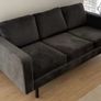 3 seater grey sofa Image 4