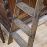 French Antique Folding Library / Artists Step Ladder Image 3