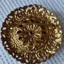 Vintage Sugared glass brooch Image 4