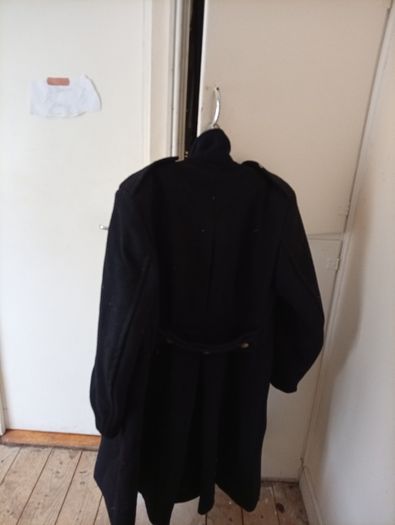 C3. 1960s  obsolete Garda Siochana Heavy Wool Overcoat . 100% Original Silver Crest Buttons